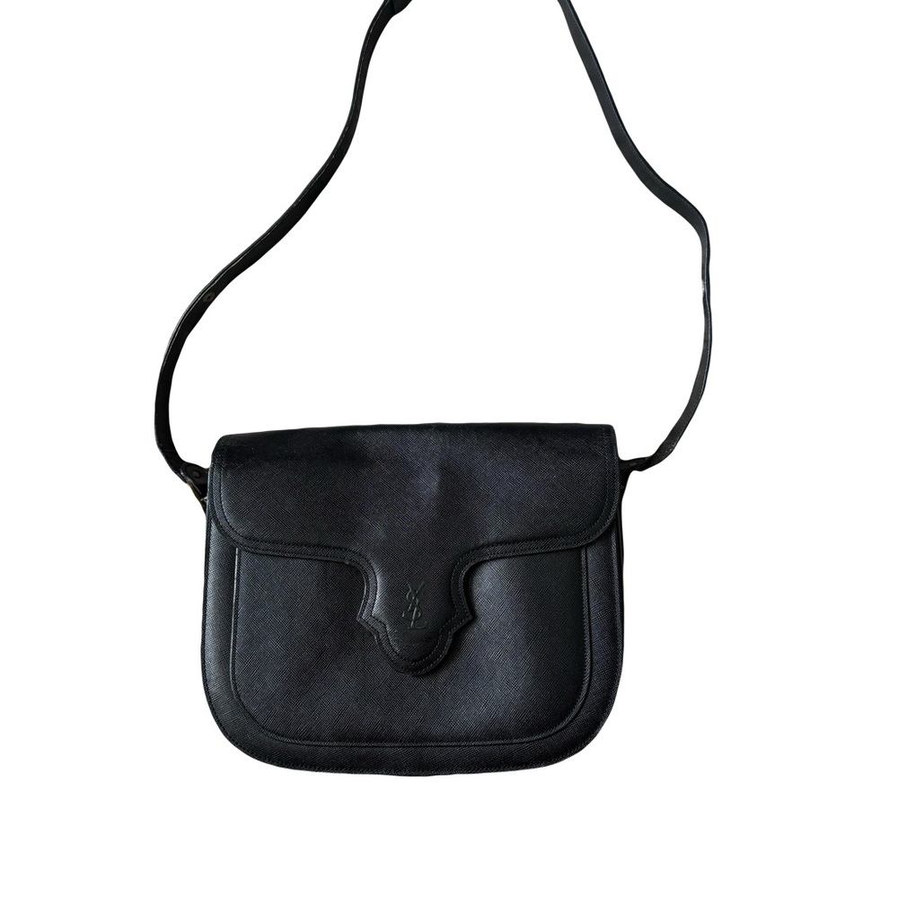 Yves Saint Laurent Black Leather Shoulder Bag - Picture 6 of 9